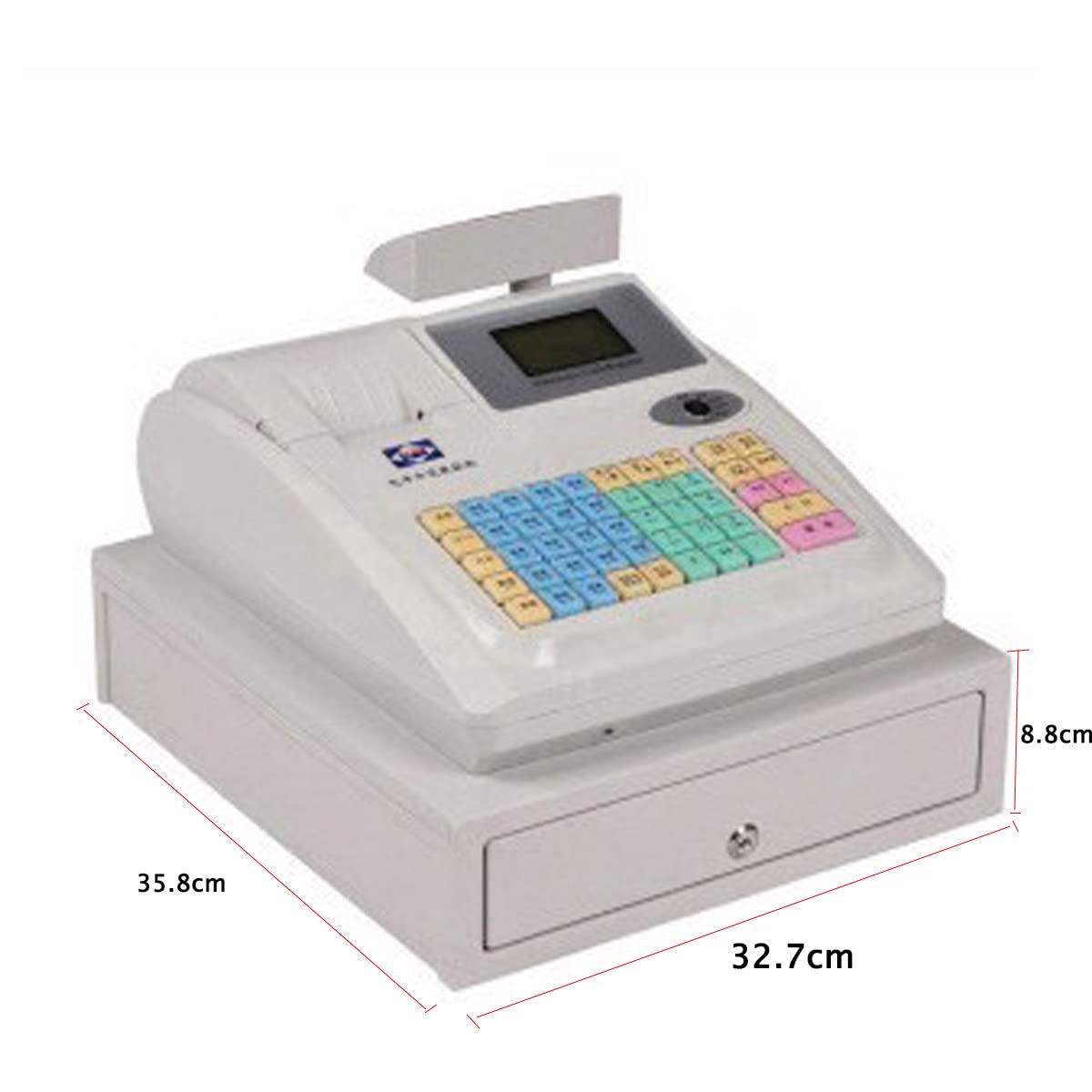 Amazon.co.jp: 電子レジスター、レストランPOSレジ48ボタン